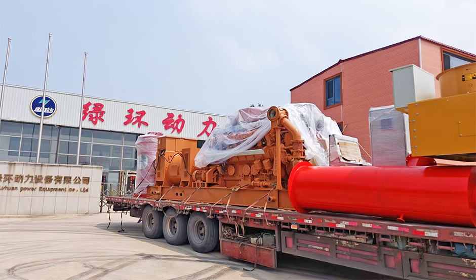 1MW Biogas Generator Set Sent to Vietnam