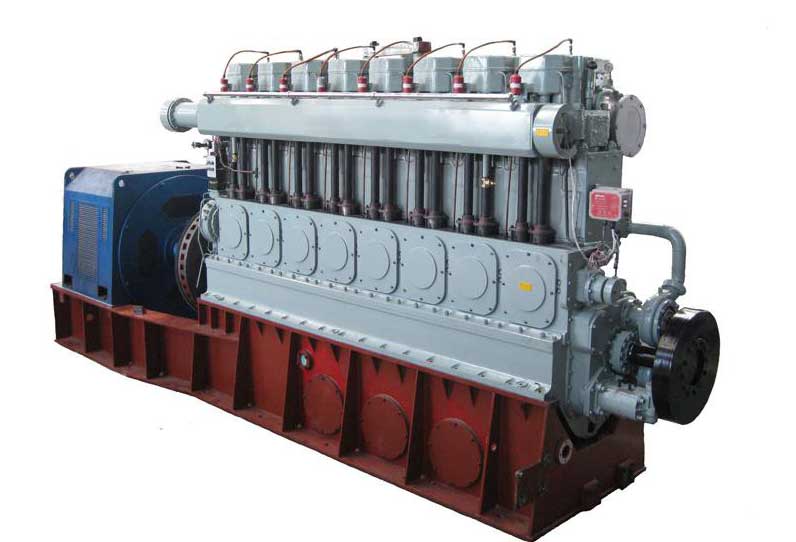 Coal gas generator set